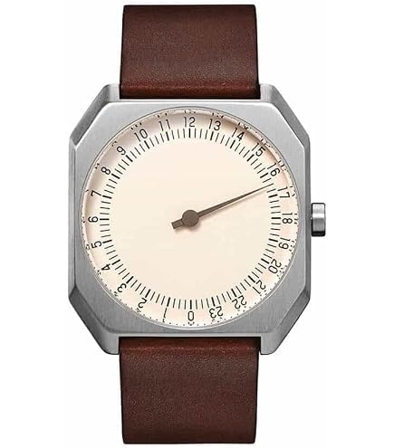 Amazon.com: slow Jo 14 - Swiss Made one-hand 24 hour watch